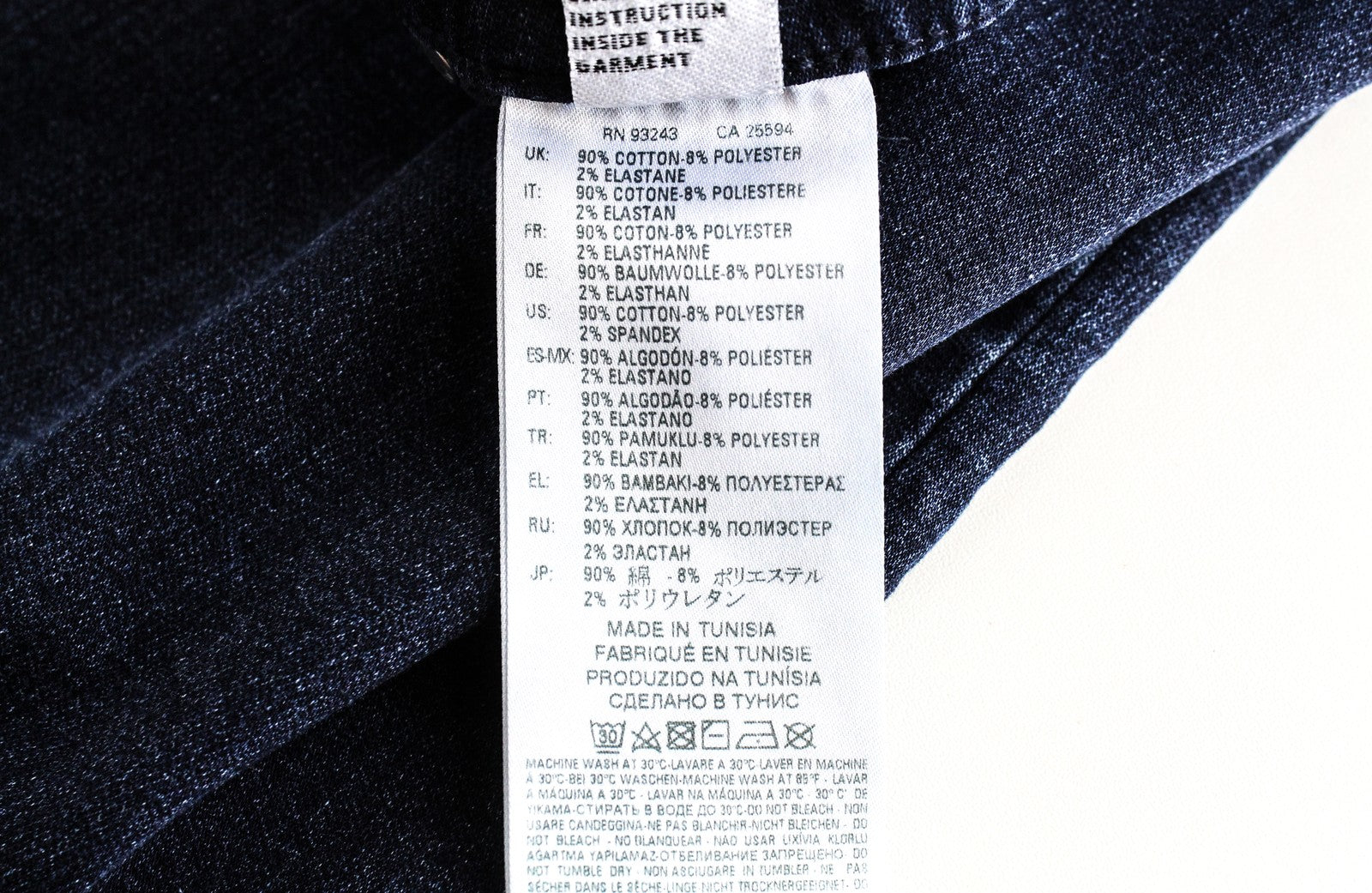 DIESEL Widee-NE 0686X Women's W23 Cropped Straight Jeans Blue Jogg Sweat