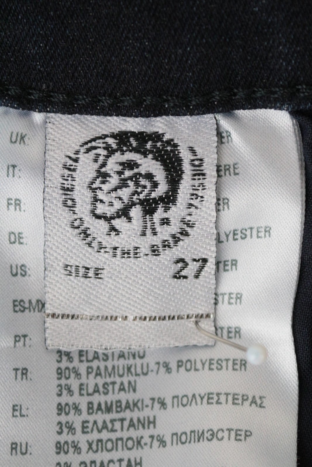 DIESEL Slandy 084ZD Women's W27/L32 Skinny Washed Slim Fit Stretch Blue Jeans