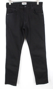 WRANGLER Greensboro Men's W30/L32 Black Straight Fit Jeans Stretch Regular