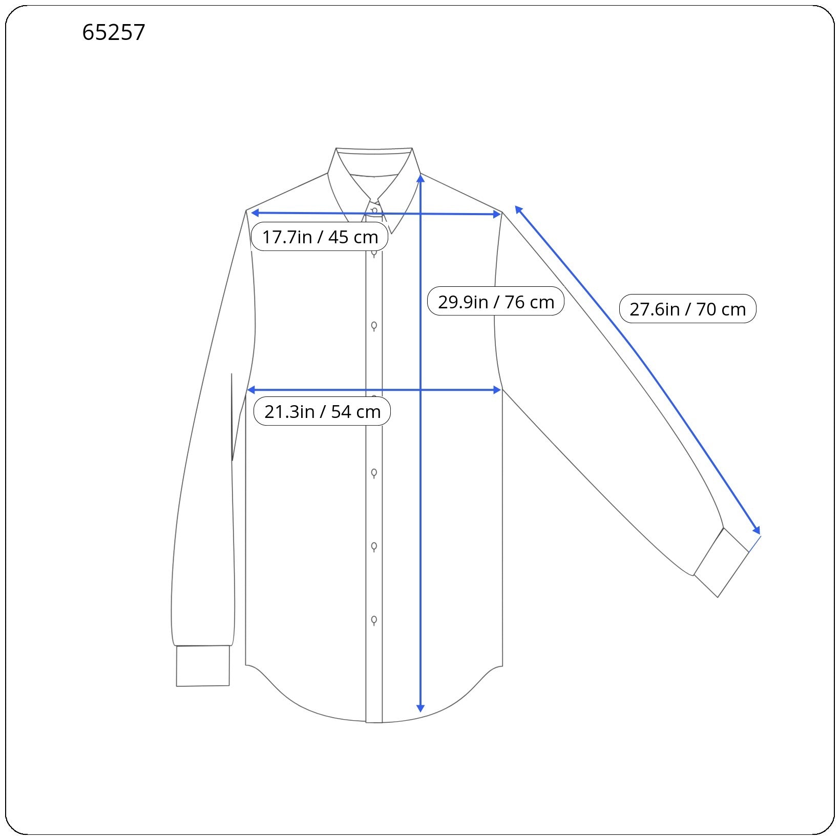 LEE Leesure Men's M Mid-Blue Denim-Look Shirt Classic Spread Button-Up