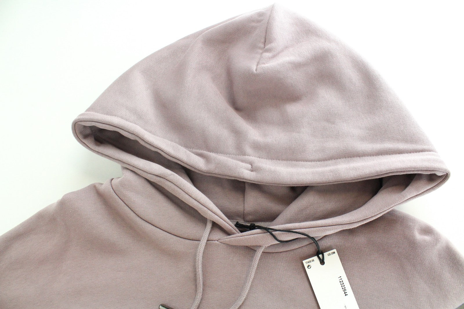 LEE Men's M Purple Storm Cotton Hoodie Workwear Style Fleece Loose Fit