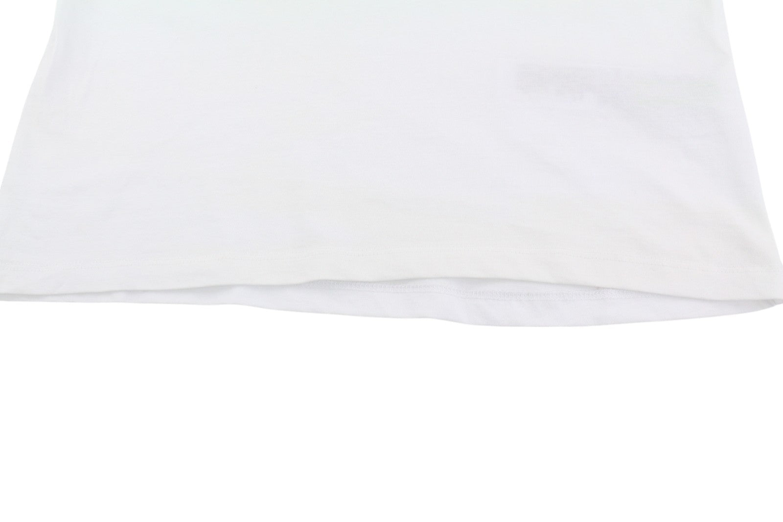 DIESEL T-Sily-B6 Women T-Shirt XS White Tricot Stretchy Cotton Short Sleeve