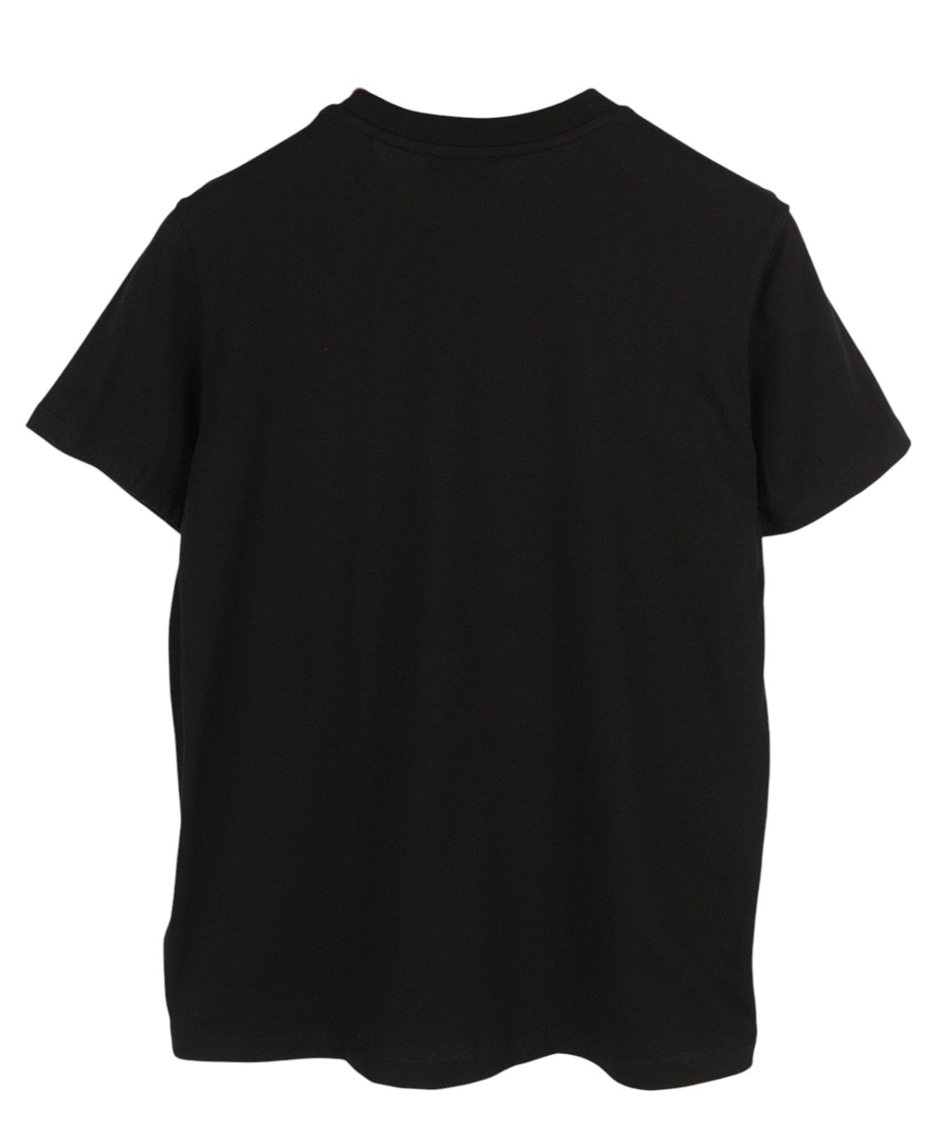 DIESEL T-Sily-New-Ita Women T-Shirt L Black Tricot Cotton Crew Neck Short Sleeve