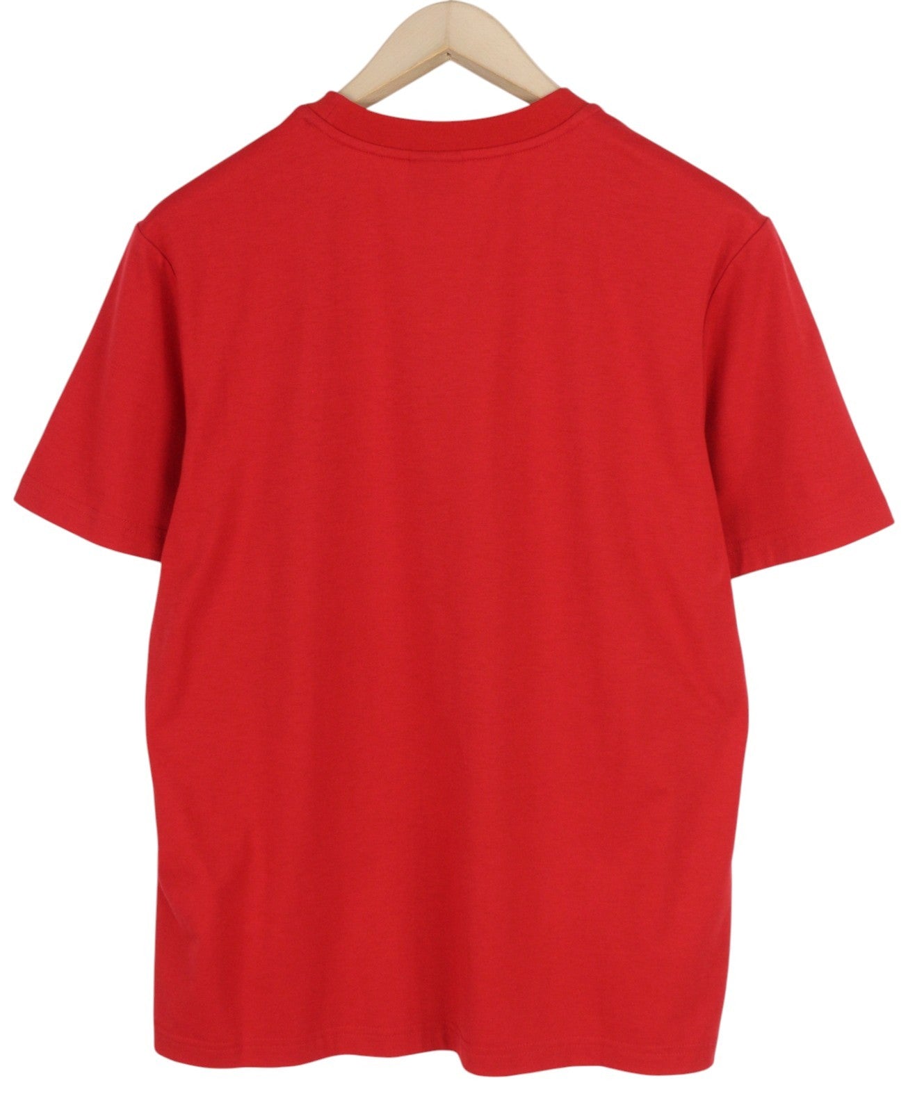 DIESEL Amtee-Freasty-HT04 Men T-Shirt M Red Tricot Logo Crew Neck Short Sleeve