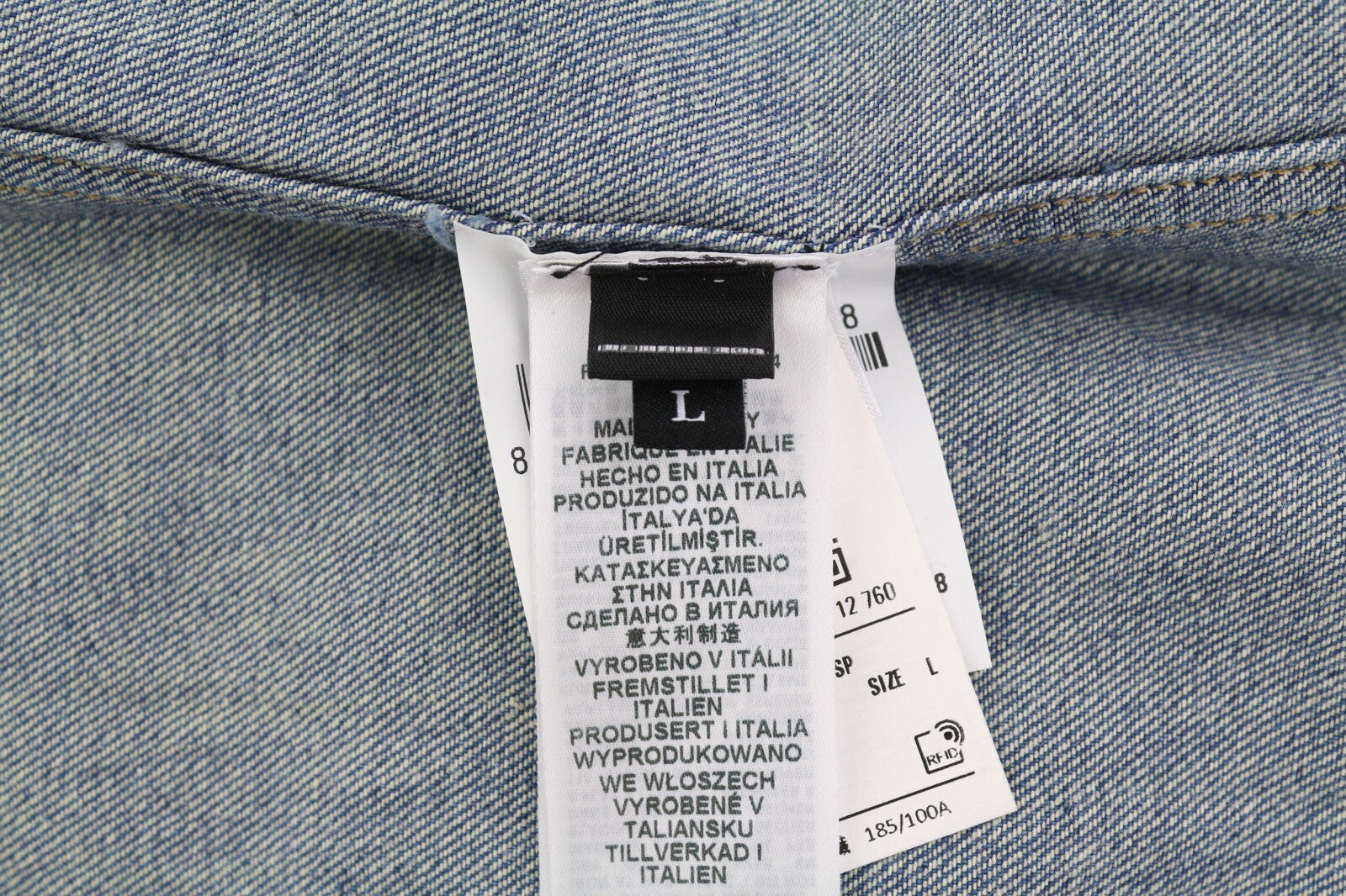 DIESEL D-Milly-Sp Mens Shirt L RRP€195  Snap Buttons Spread Neck  Blue