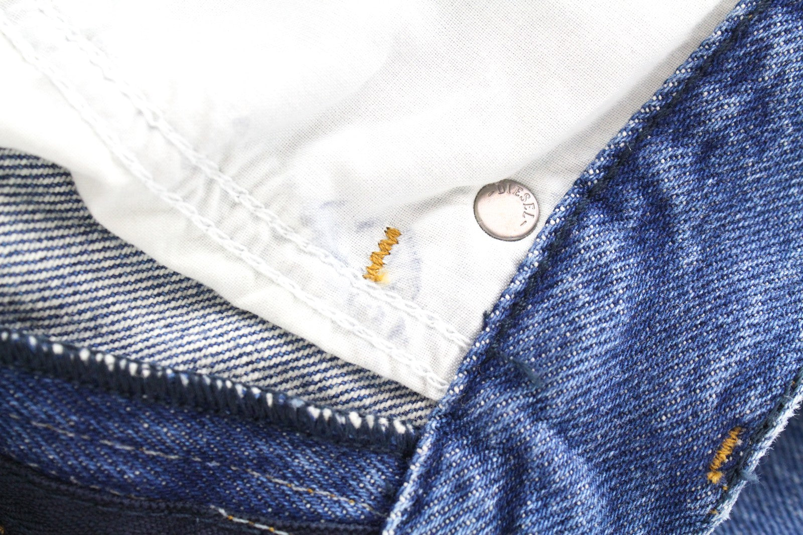 DIESEL Widee 080AN Women's Jeans W24/L30 Straight Fit Blue Cotton Girls