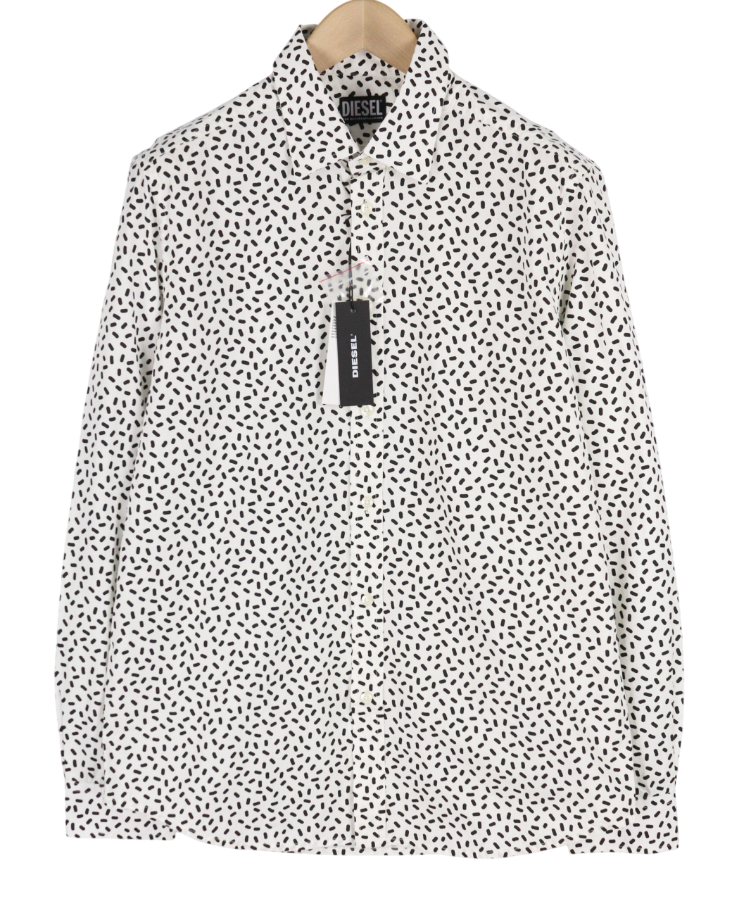 DIESEL S-Riley-Pills Mens Shirt L  Patterned Button Spread Collar RRP110