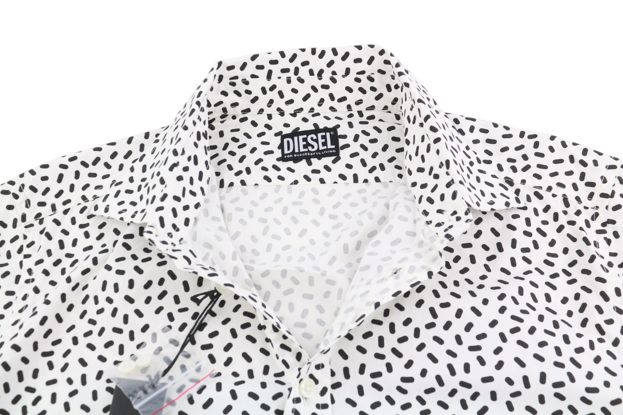 DIESEL S-Riley-Pills Mens Shirt L  Patterned Button Spread Collar RRP110