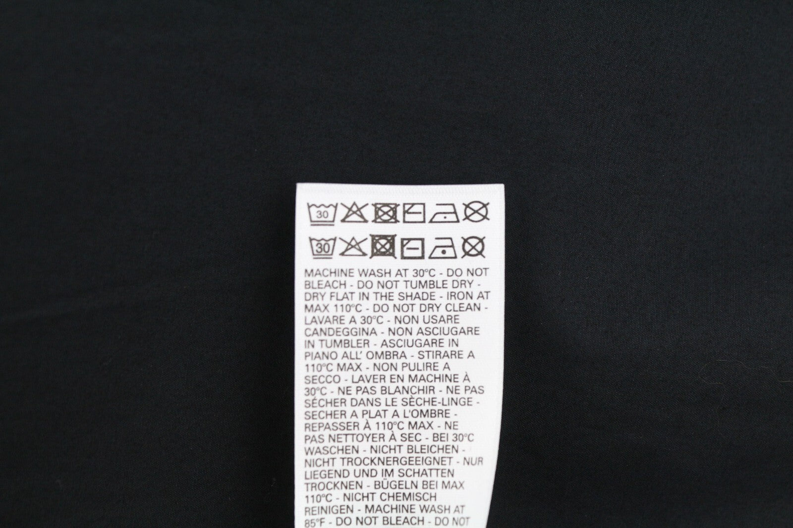 DIESEL S-Olsen Mens Shirt L  Black Hidden Button Up Patch Pocket Spread