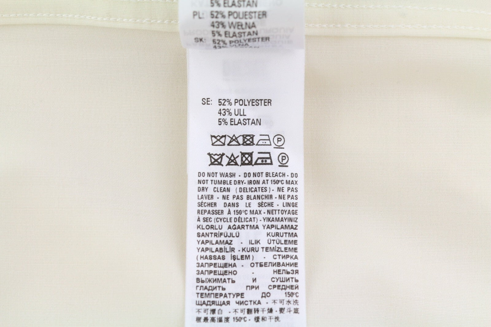 DIESEL S-Wooly Mens Shirt 2XL Wool  Button Up Pocket Notched Neck RRP€195