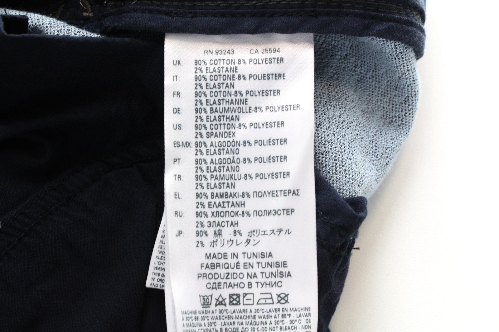 DIESEL Thavar-NE R060S Men's Jeans W28 Jogg Slim Blue Washed Cotton Stretch