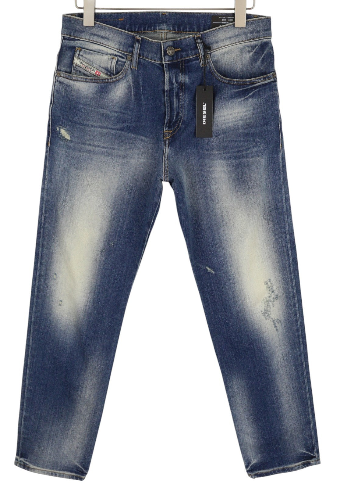 DIESEL D-Fining 009RS Mens Jeans W31/L34 Tapered Leg Stretch Washed Blue