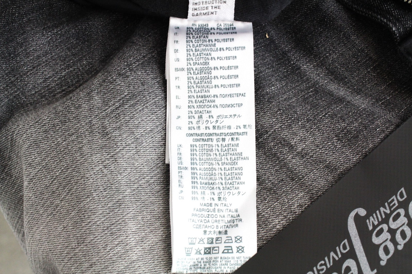 DIESEL D-Skint-RX-NE 069PC Men's Jeans W32 Jogg Baggy Grey Cotton Stretch