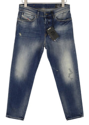 DIESEL D-Fining 009RS Mens Jeans W30/L30 Tapered Leg Stretch Washed Blue