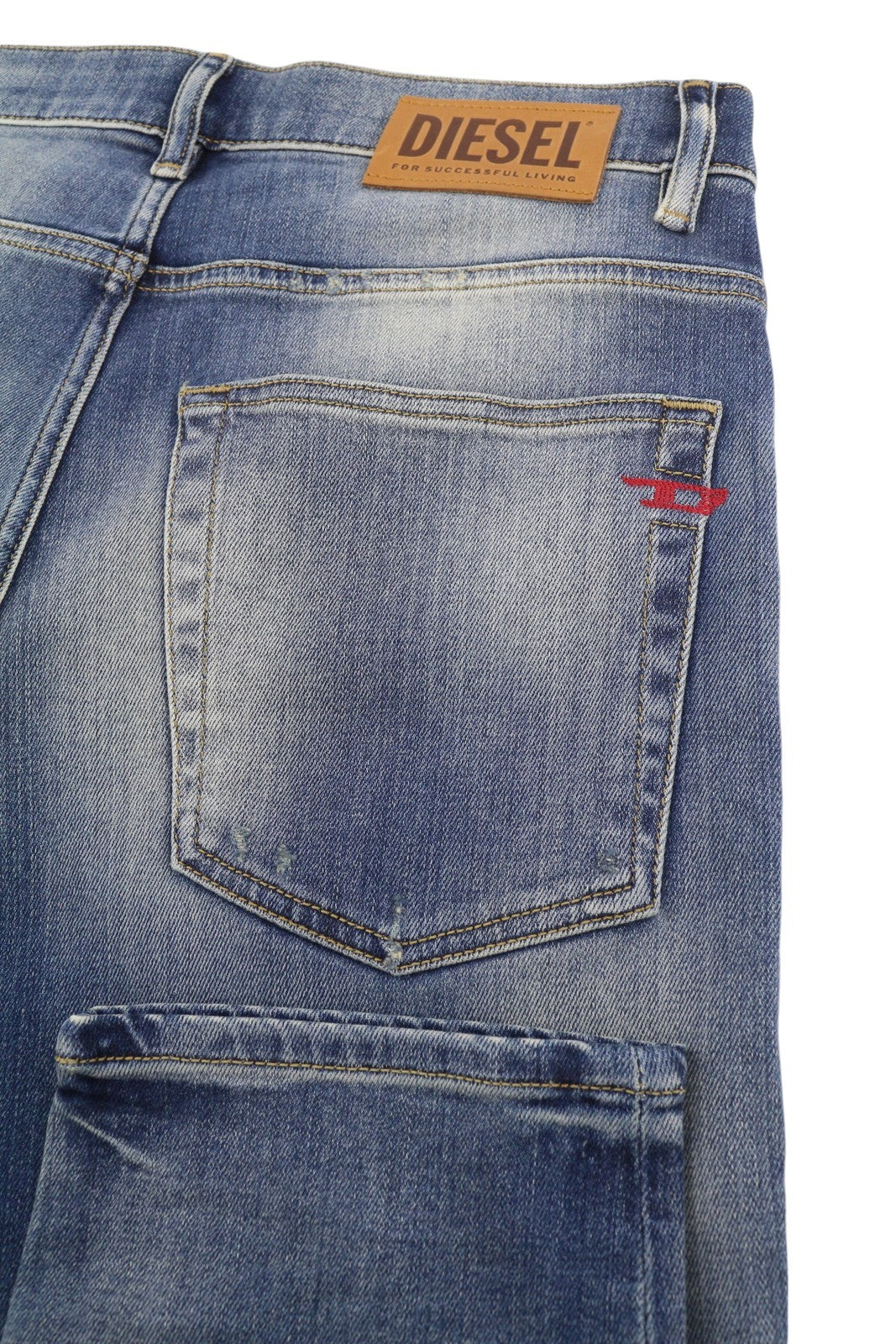 DIESEL D-Fining 009RS Mens Jeans W30/L30 Tapered Leg Stretch Washed Blue