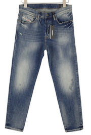 DIESEL D-Fining 009RS Mens Jeans W30/L32 Tapered Leg Stretch Washed Blue