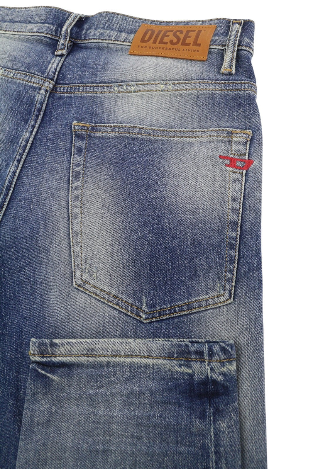 DIESEL D-Fining 009RS Mens Jeans W30/L32 Tapered Leg Stretch Washed Blue