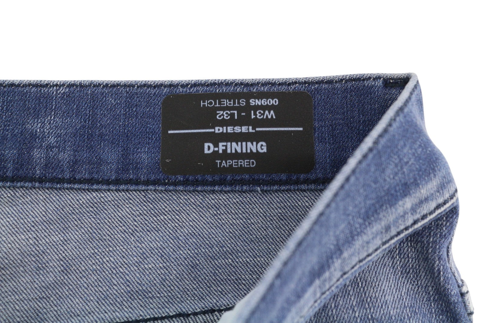 DIESEL D-Fining 009NS Mens Jeans W31/L32 Tapered  Stretch Buttoned Washed