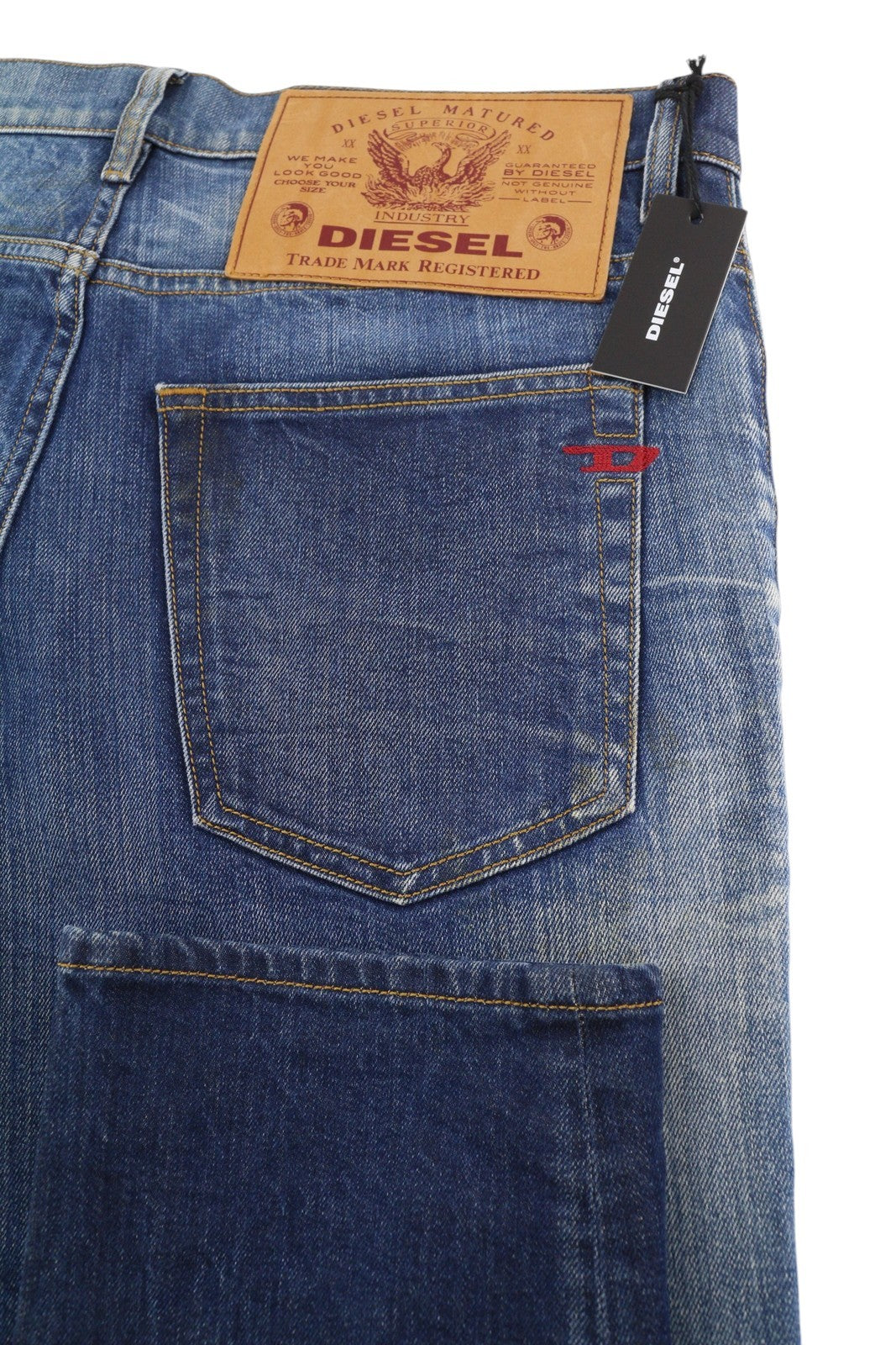 DIESEL D-Fining 09A96 Mens Jeans W32/L32 Tapered Leg Stretch Washed  RRP€295