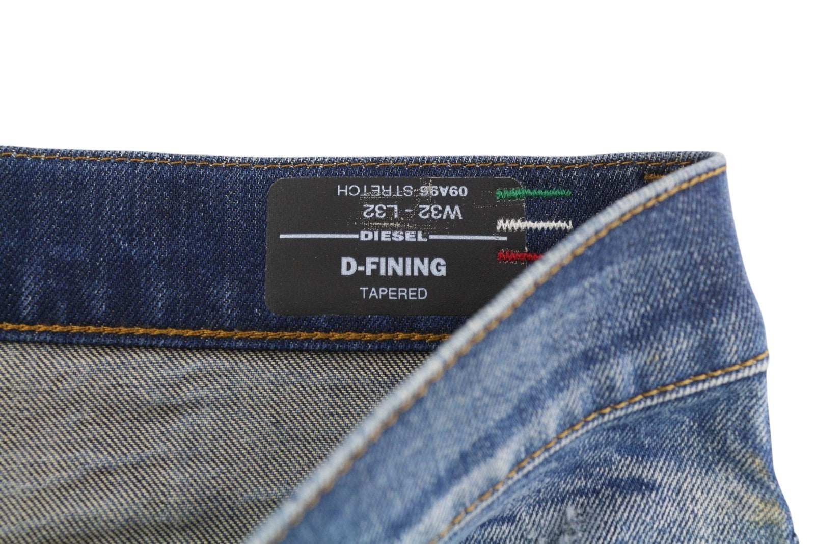 DIESEL D-Fining 09A96 Mens Jeans W32/L32 Tapered Leg Stretch Washed  RRP€295