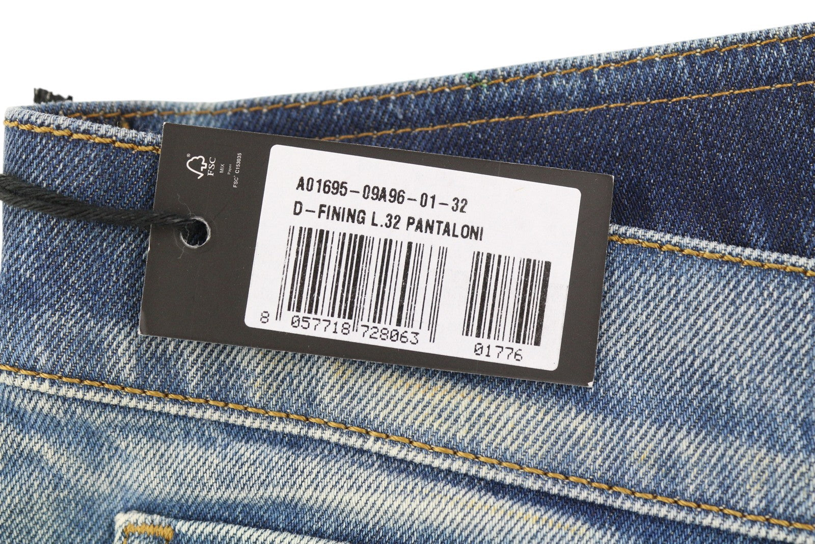 DIESEL D-Fining 09A96 Mens Jeans W32/L32 Tapered Leg Stretch Washed  RRP€295