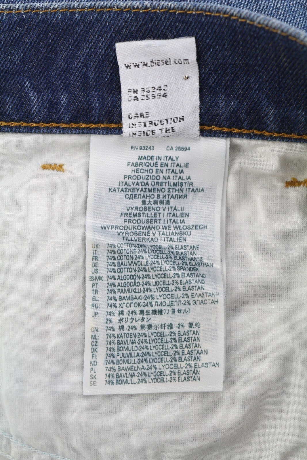 DIESEL D-Fining 09A96 Mens Jeans W32/L32 Tapered Leg Stretch Washed  RRP€295