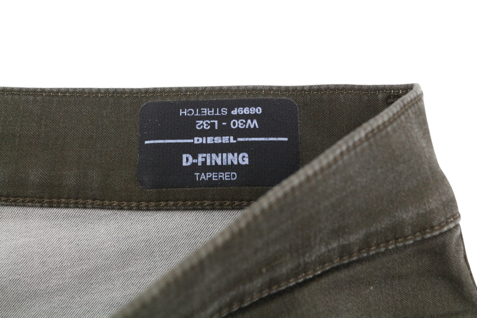 DIESEL D-Fining 0699P Mens Jeans W30/L32 Tapered  Stretch Washed Dark Brown