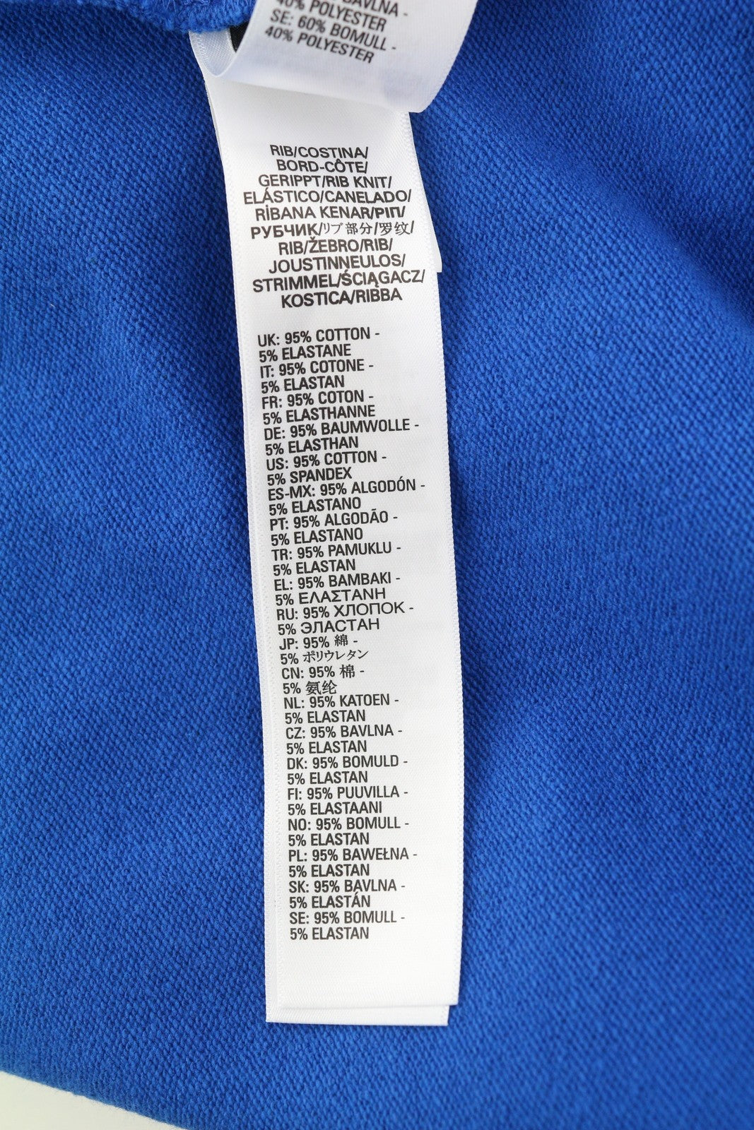 DIESEL S-Ginn-K25 Mens Sweatshirt L Blue Pullover Crew Collar Front  RRP€125