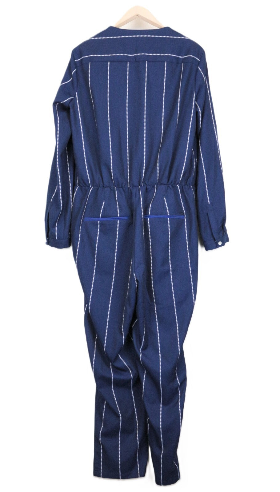 SCOTCH & SODA Ams Blauw Women's Jumpsuit XL Blue Striped One Piece RRP€179