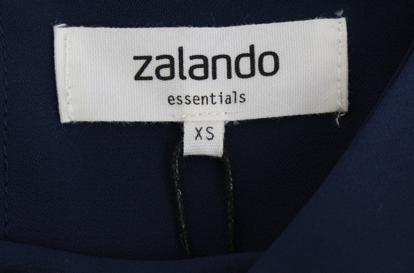 ZALANDO Women's Blouse XS Navy Sleeveless Round Neck Lightweight