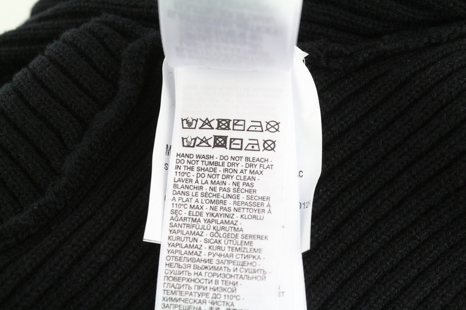 DIESEL M-Sylvania Womens Jumper S Black Wool  Knitted Belted Cut-Out RRP€195