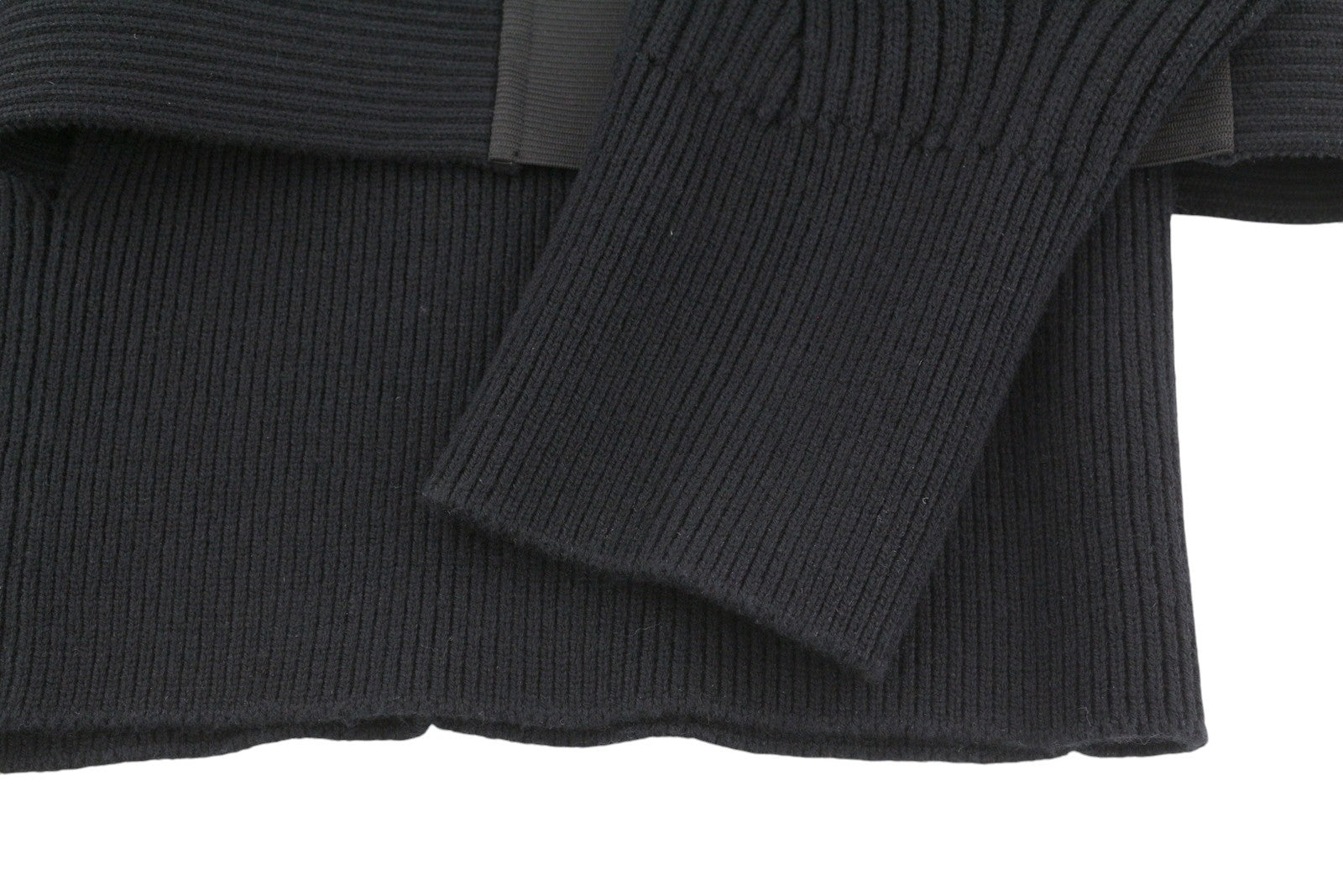 DIESEL M-Sylvania Womens Jumper S Black Wool  Knitted Belted Cut-Out RRP€195