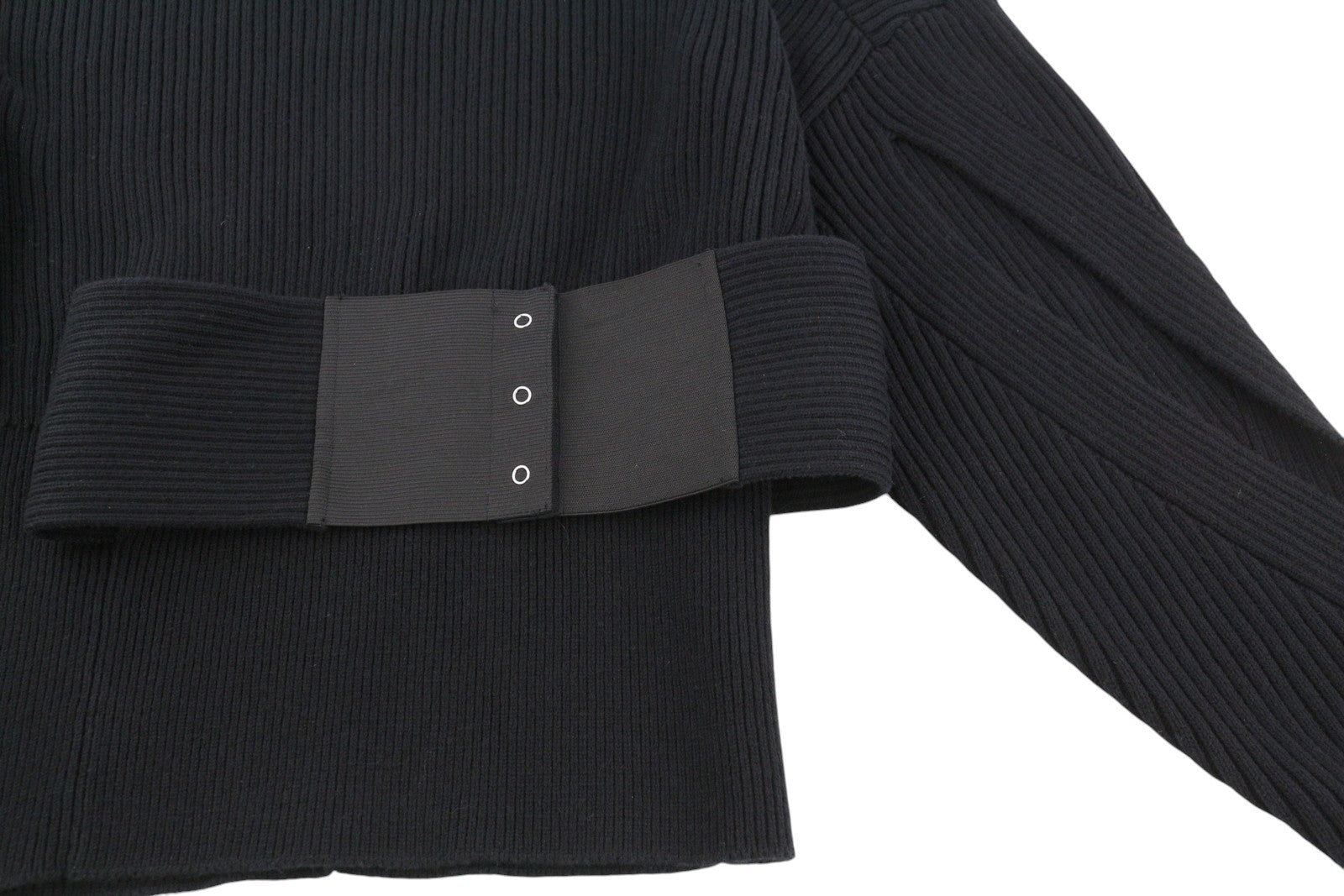 DIESEL M-Sylvania Womens Jumper S Black Wool  Knitted Belted Cut-Out RRP€195