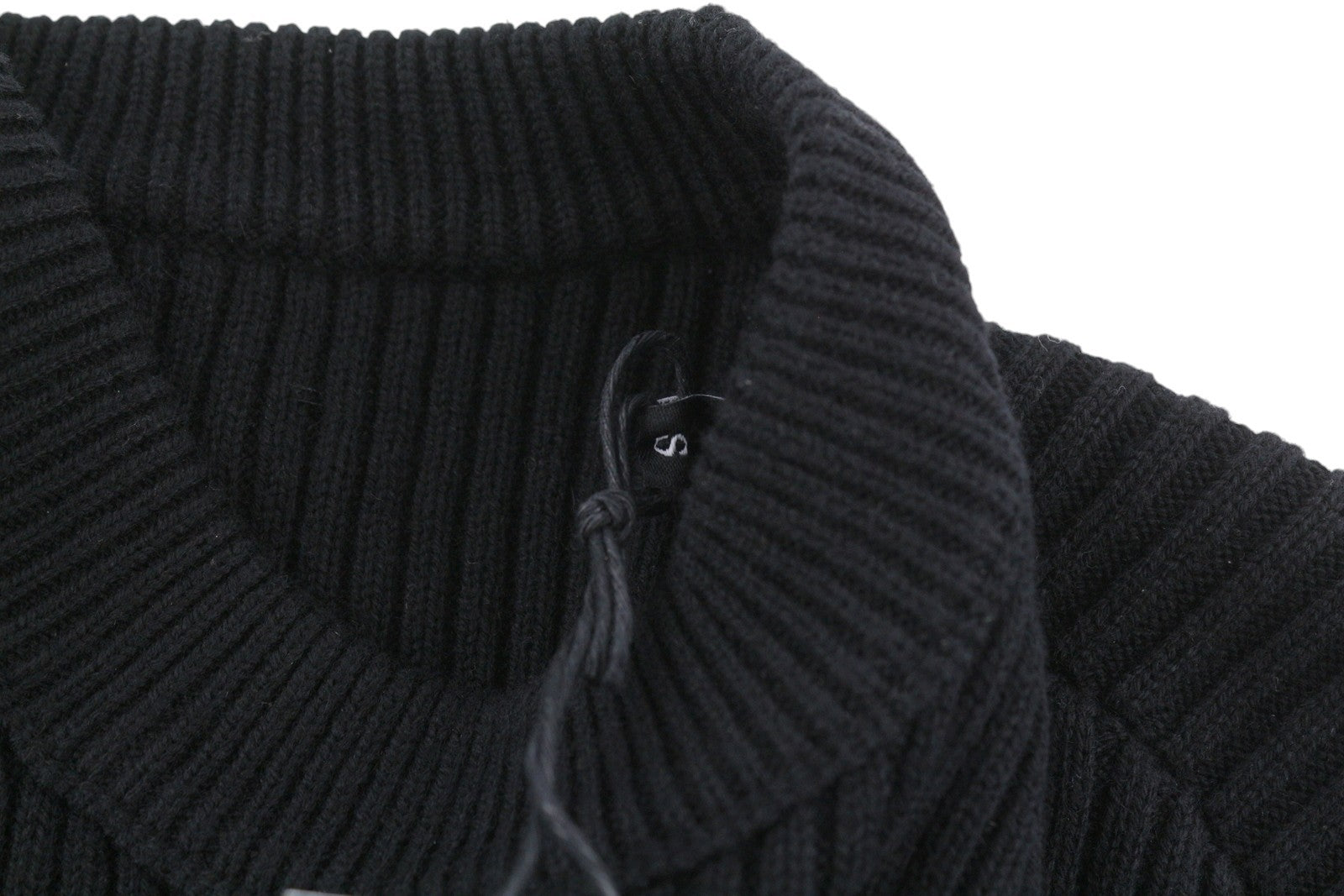 DIESEL M-Sylvania Womens Jumper S Black Wool  Knit Belted Cut-Out RRP€195