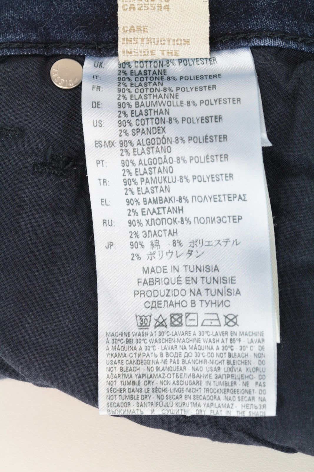 DIESEL Fayza-Ne 0687D Women's Jeans W25 Jogg Boyfriend Blue Cotton Stretch