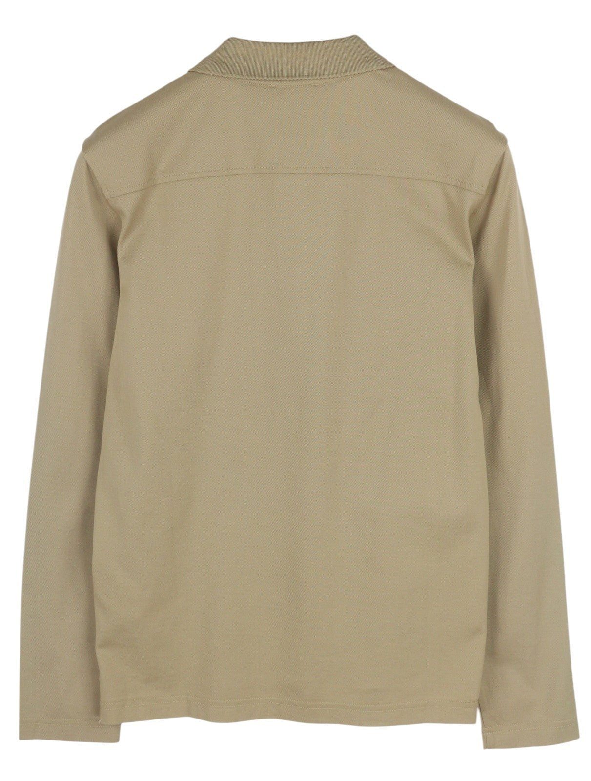 DIESEL T-Smith-LS-Doval-PJ Mens T-Shirt S Beige Long Sleeve Polo Cotton RRP€125