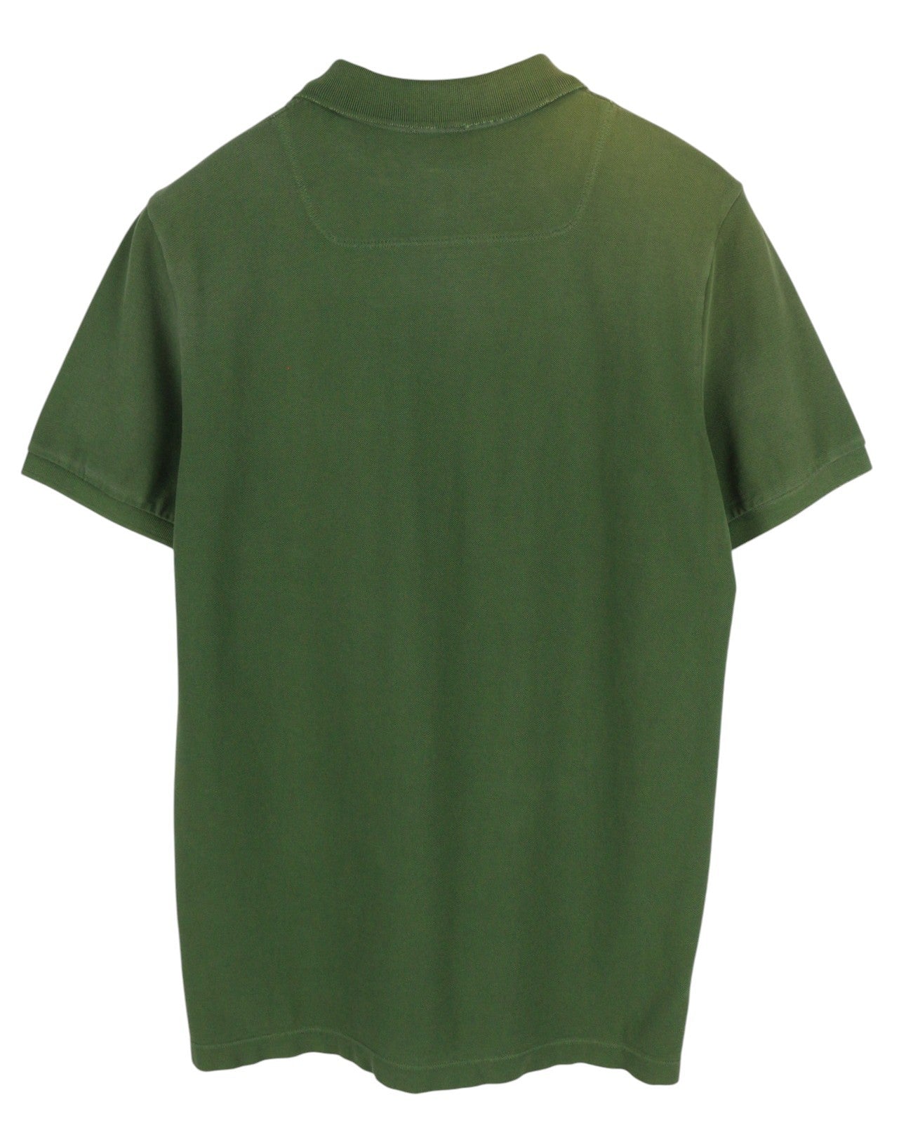 DIESEL T-Night-New Polo Mens T-Shirt L Green Fade Effect Short Sleeve Cotton