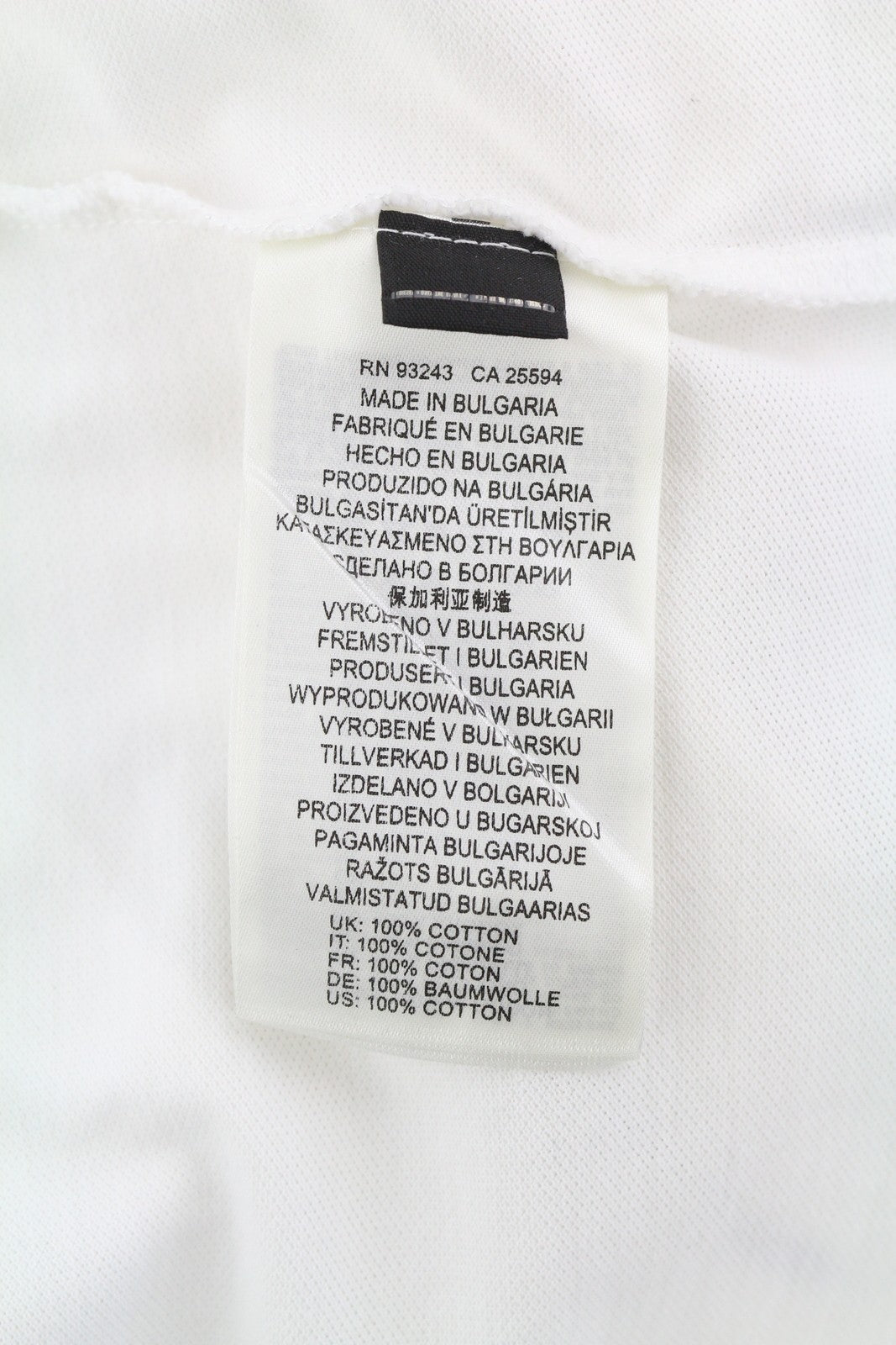 DIESEL PR-T-Smith Mens T-Shirt M Short Sleeve Polo Neck Patterned White RRP€125