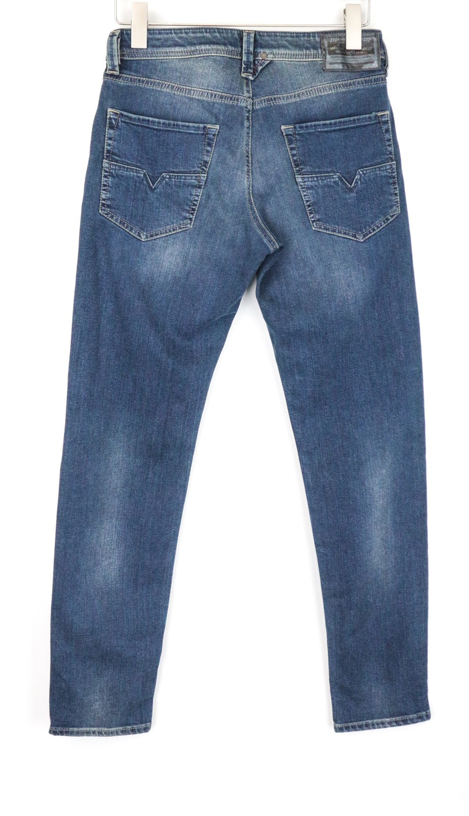 DIESEL Larkee-Beex 084BU Men's Jeans W28/L32 Regular Tapered Blue Washed