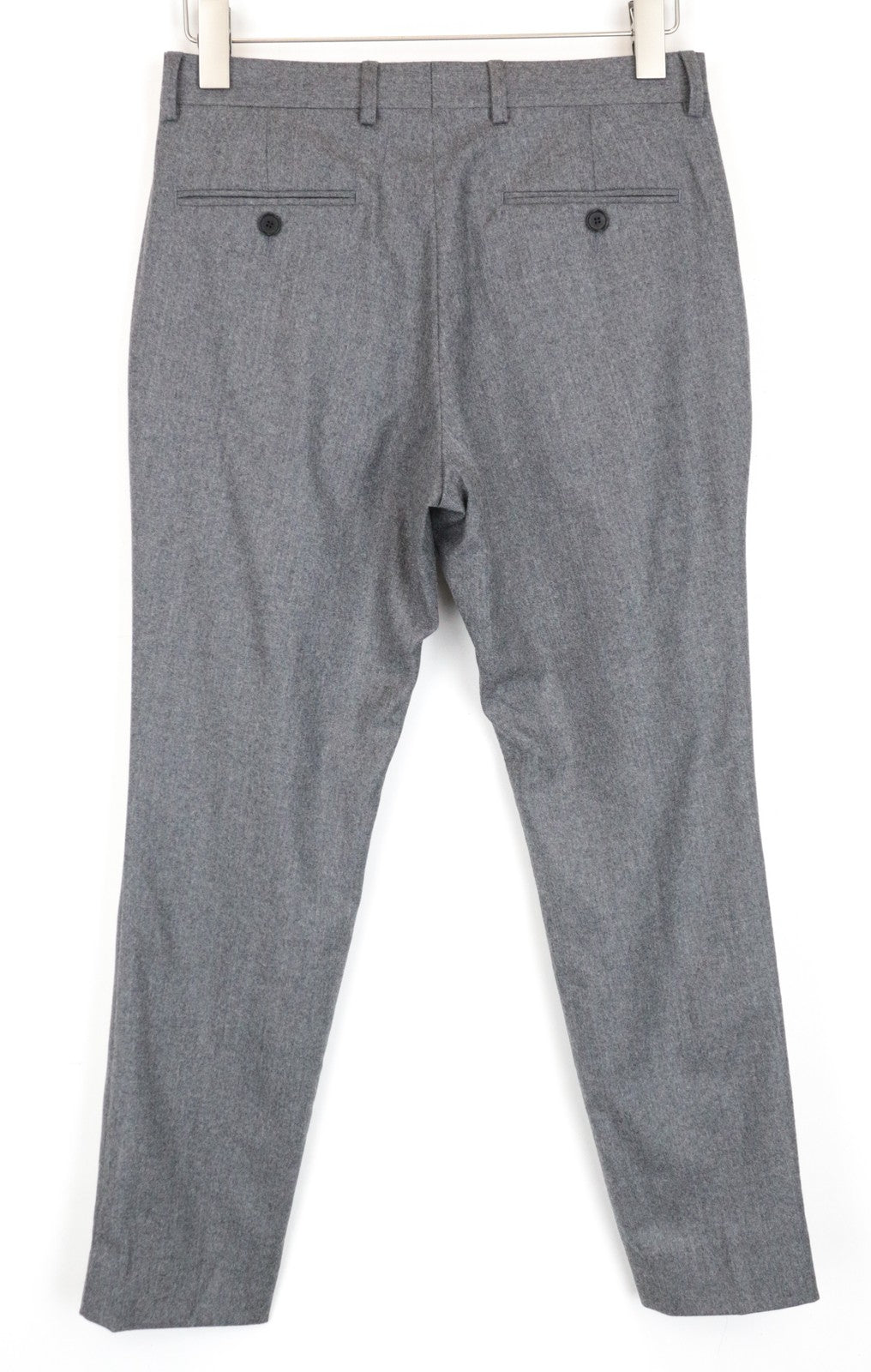 SANDRO Men's Trousers 36 Grey Wool Pleated Front Classic RRP€225