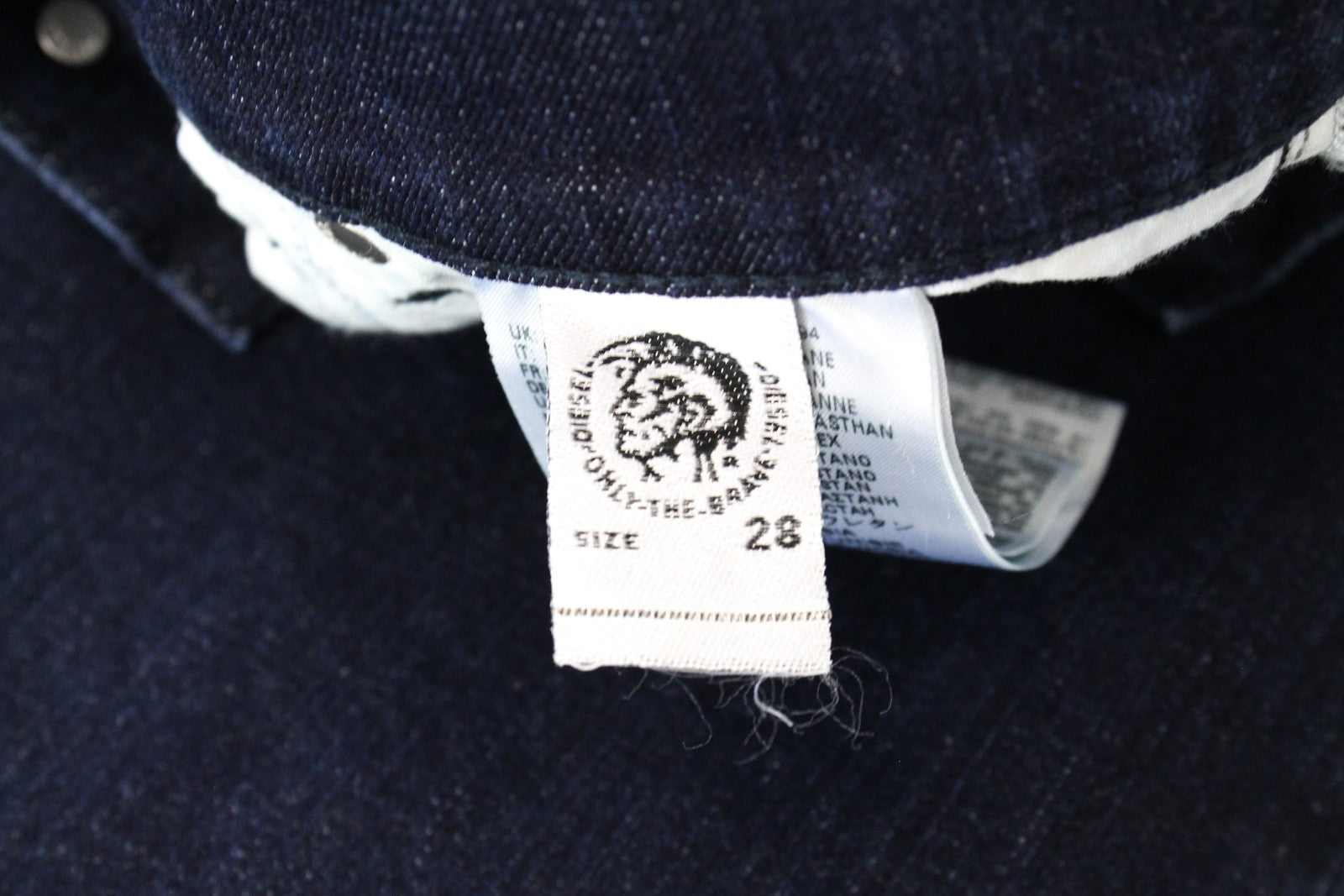 DIESEL Niclah 084CG Women's Jeans W28/L32 Straight Fit Blue Stretch Denim