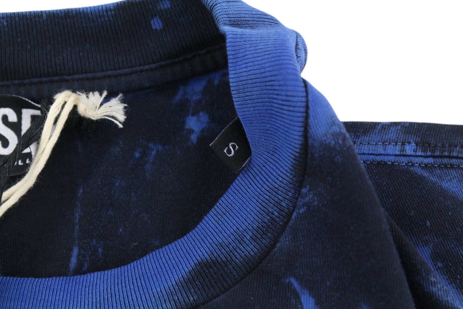 DIESEL T-Just-B84 Men T-Shirt S Black Tricot Stretchy Crew Collar RRP€150