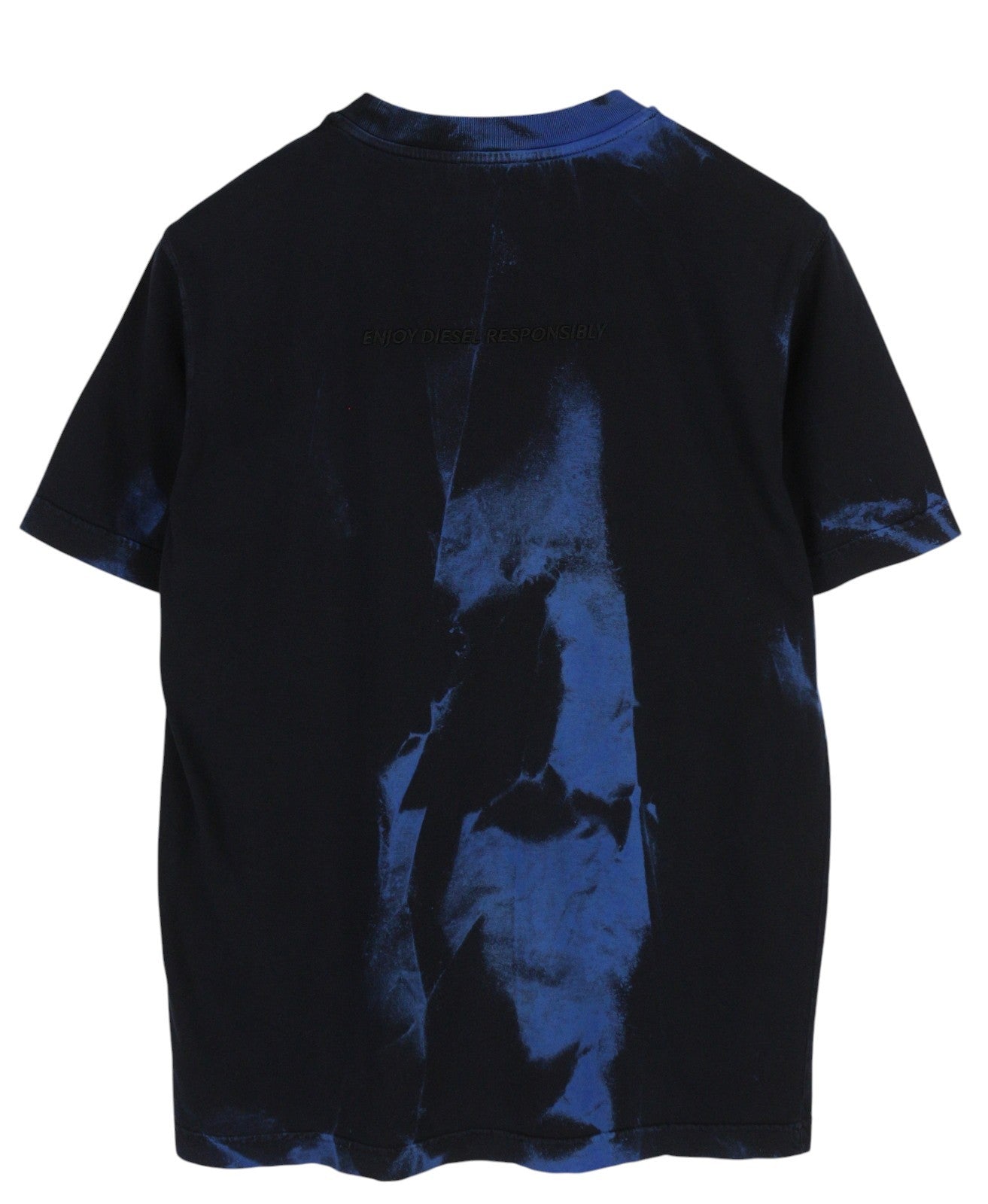 DIESEL T-Just-B84 Men T-Shirt S Black Tricot Stretch Crew Collar RRP€150