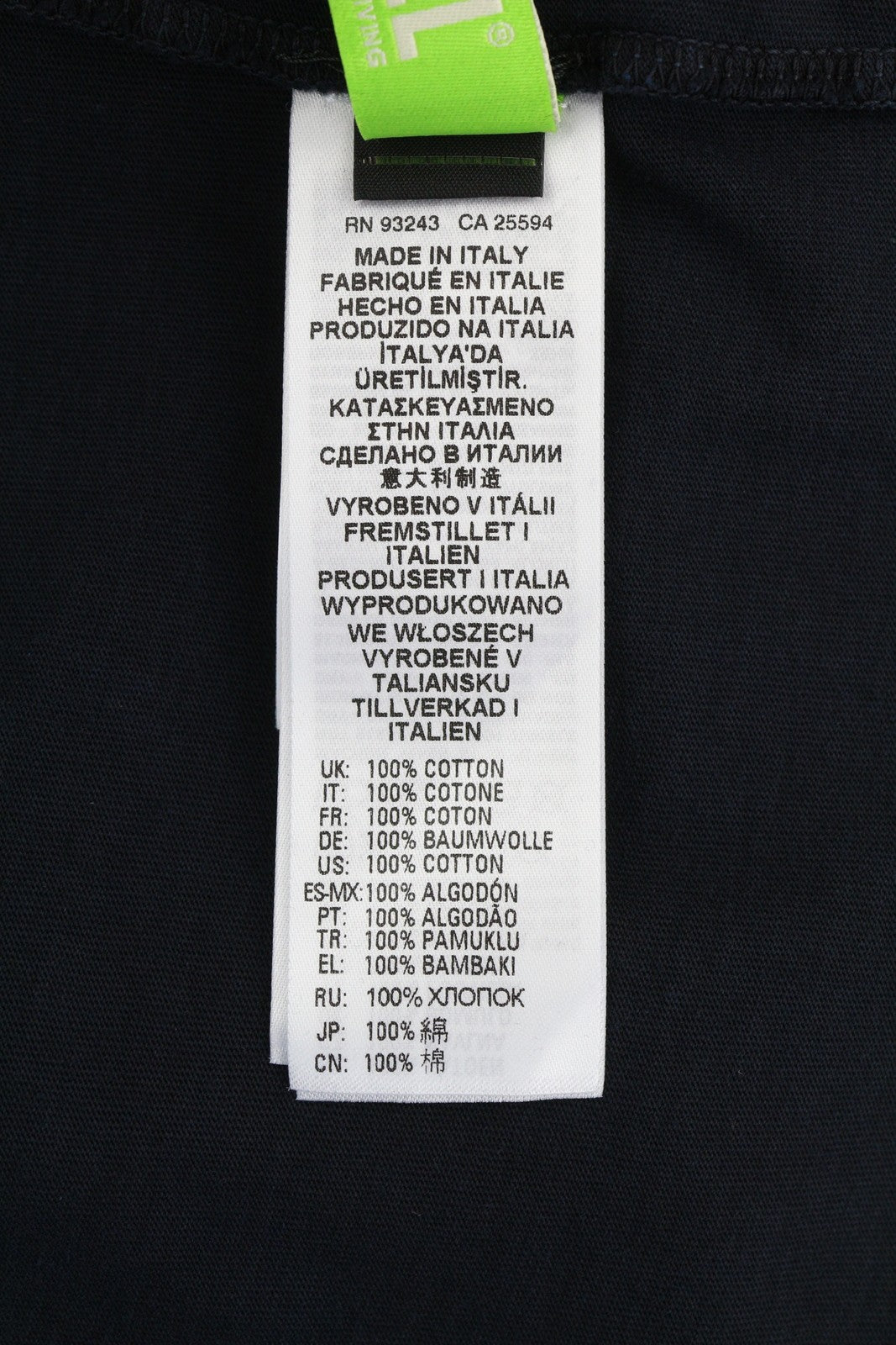 DIESEL T-Just-B84 Men T-Shirt S Black Tricot Stretch Crew Collar RRP€150