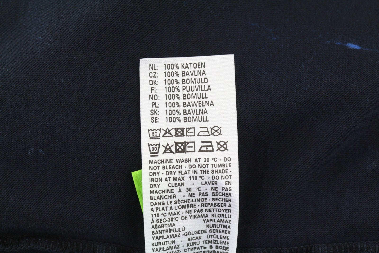 DIESEL T-Just-B84 Men T-Shirt S Black Tricot Stretch Crew Collar RRP€150