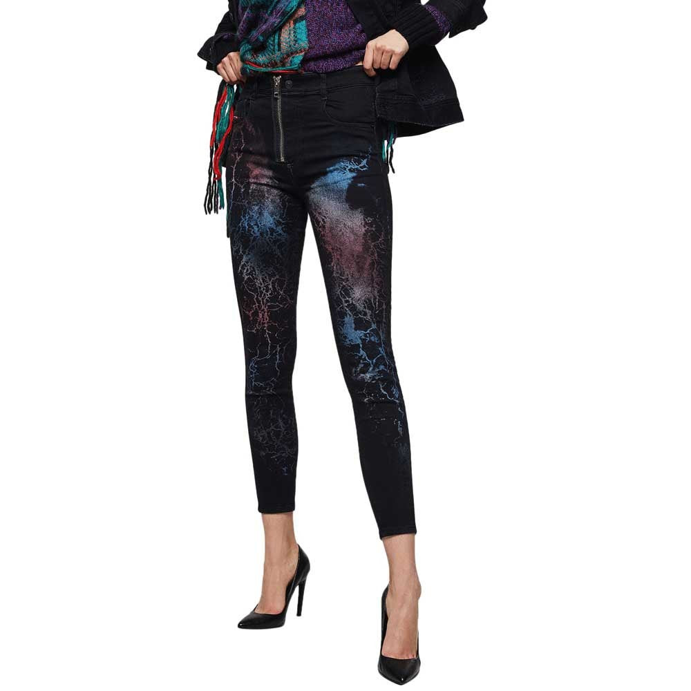 DIESEL Slandy-High-SX 069IY Women's Jeans W28/L30 Skinny Fit Blue Stretch