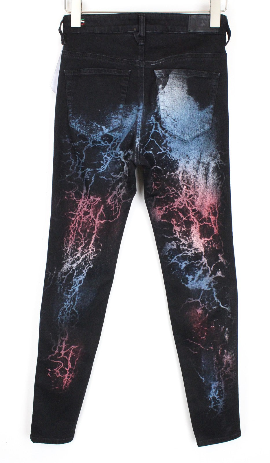 DIESEL Slandy-High-SX 069IY Women's Jeans W28/L30 Skinny Fit Blue Stretch