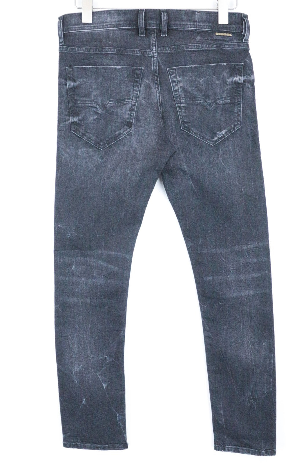 DIESEL Tepphar 069DV Men's Jeans W28/L30 Slim Carrot Blue Cotton Ripped