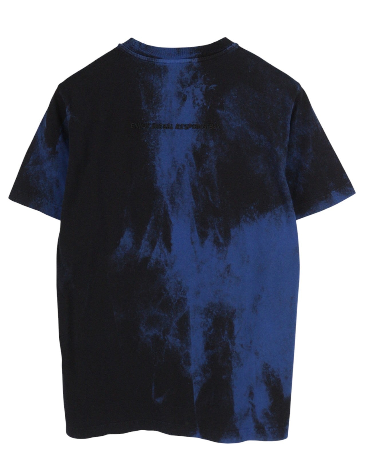 DIESEL T-Just-B84 Men T-Shirt S Black Tricot Stretchy Crew Neck RRP€150