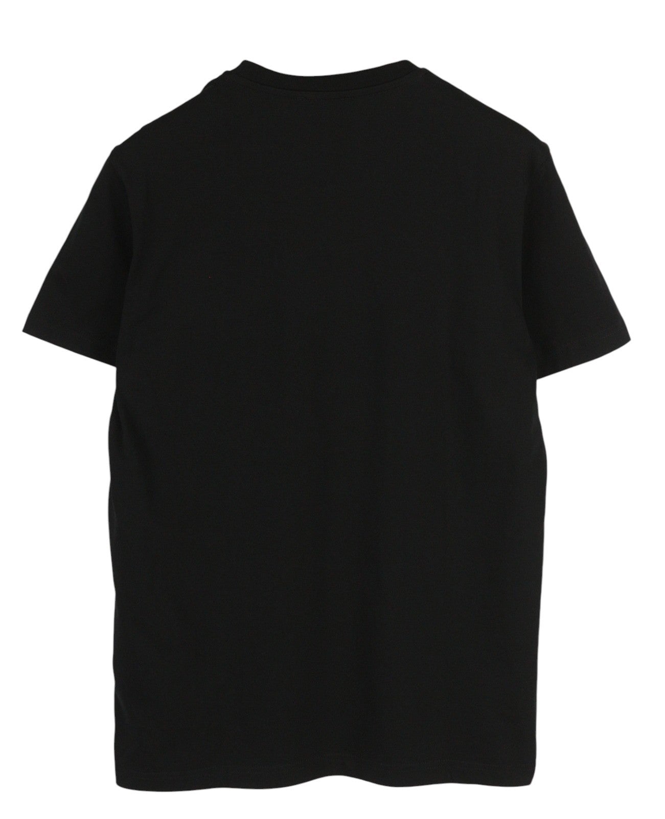 DIESEL T-Diegos-B82 Men T-Shirt L Black Tricot Stretchy Crew Neck Short Sleeved